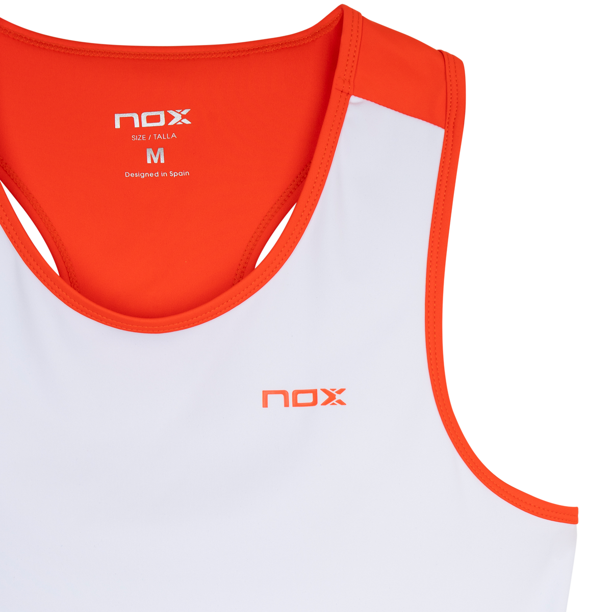 NOX Team White/Red – Women’s Padel Tank Top - Padel One