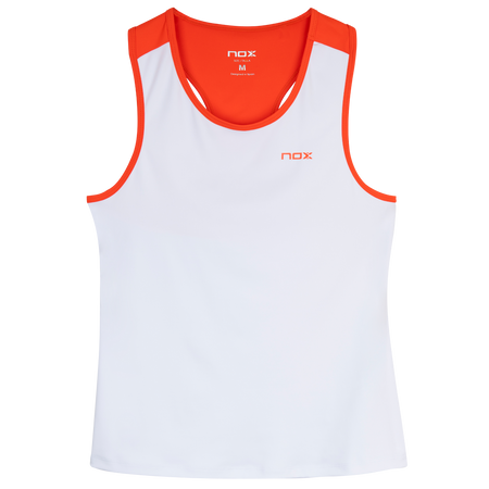 NOX Team White/Red – Women’s Padel Tank Top - Padel One