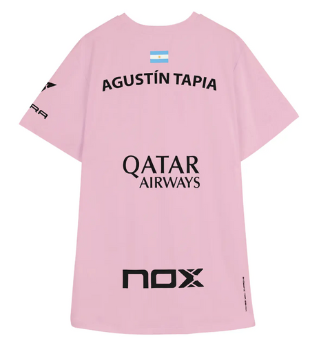NOX Sponsors AT10 Pink T-Shirt - Padel One
