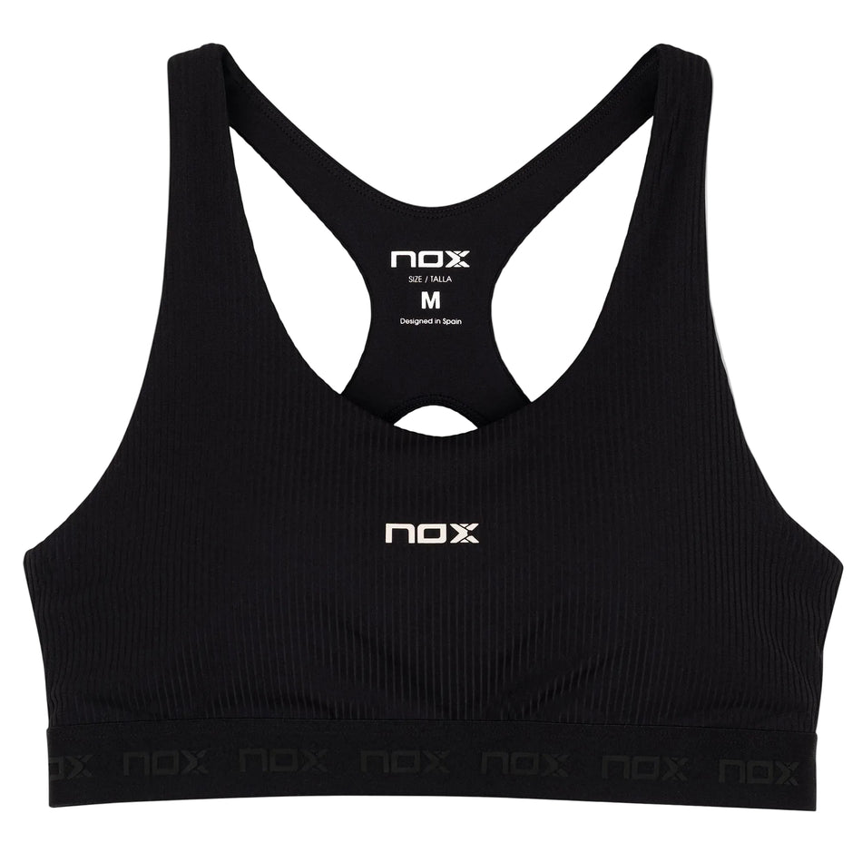 Черен дамски спортен сутиен NOX Pro Jet Black