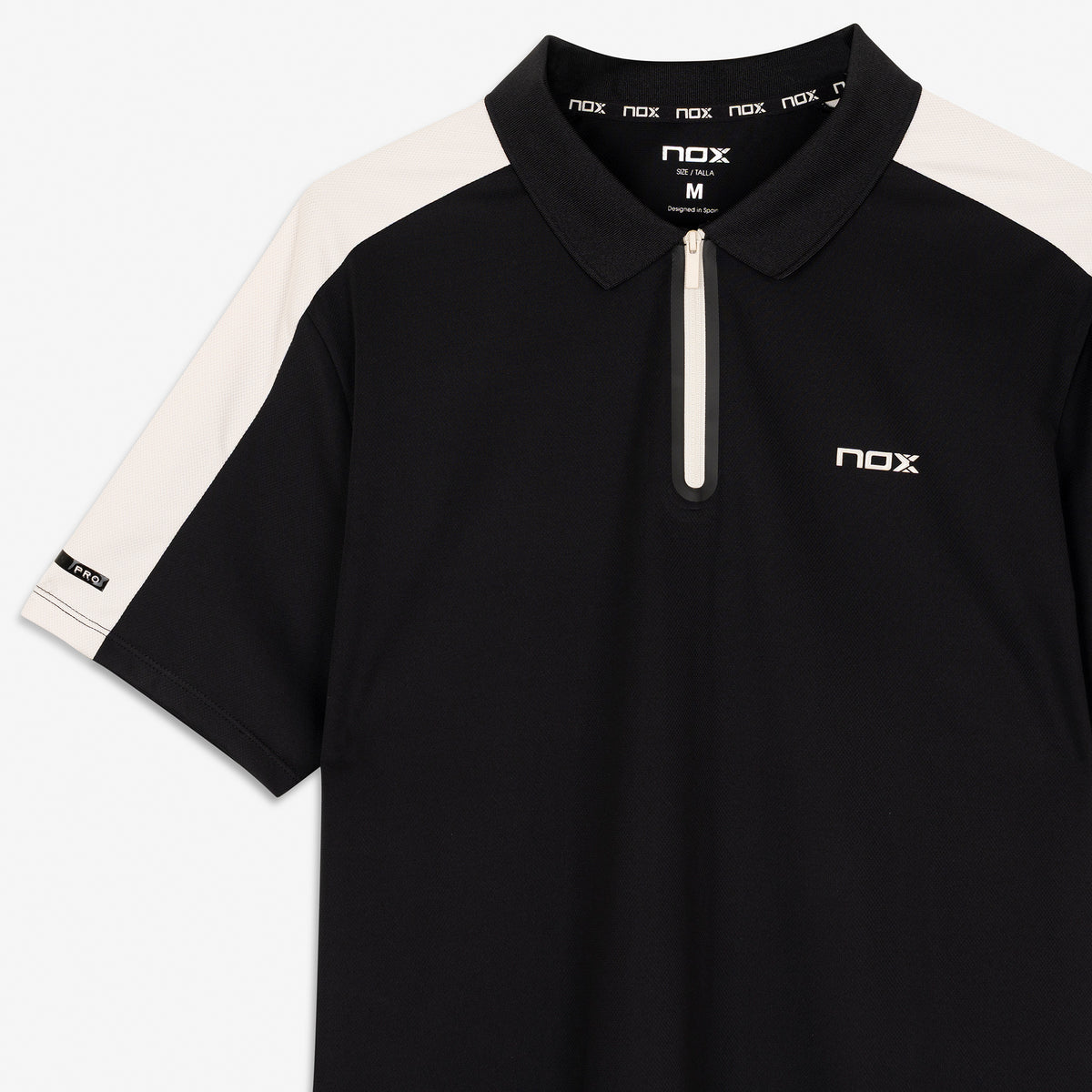 Поло Nox Pro Jet Black / Snowy – изглед 3