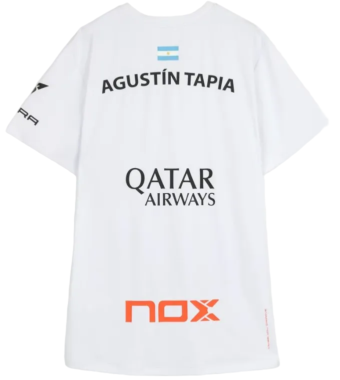 NOX Sponsors AT10 White T-Shirt - Padel One