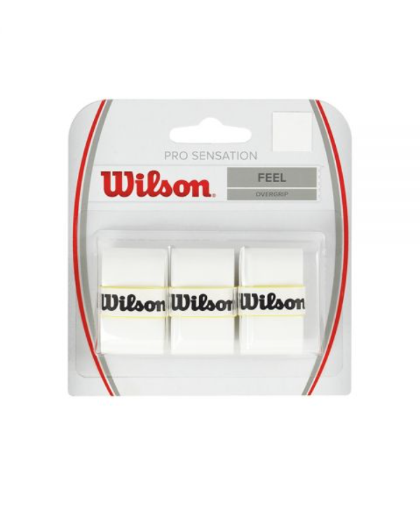 Wilson Pro Sensation Overgrip White – Single Padel Overgrip - Padel One
