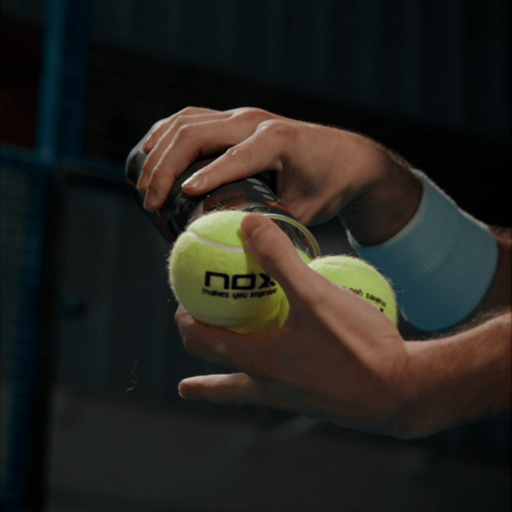 Professional padel balls designed for training and competitive matches