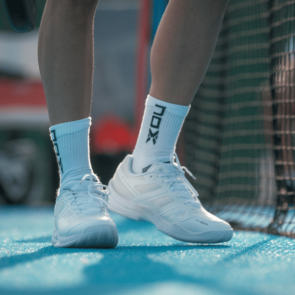 High performance padel shoes designed for stability grip and comfort on court
