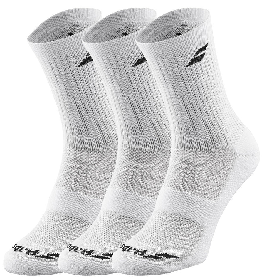 Бели спортни чорапи Babolat – 3 чифта